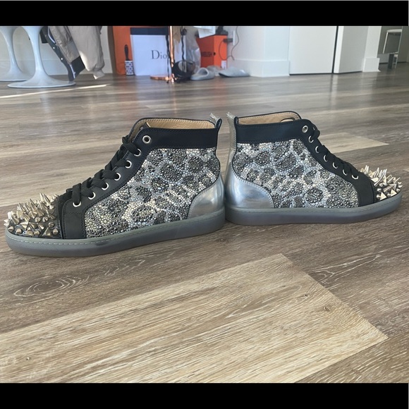 Christian Louboutin StrassNoLimitSpikeToeSneakers - Picture 3 of 7